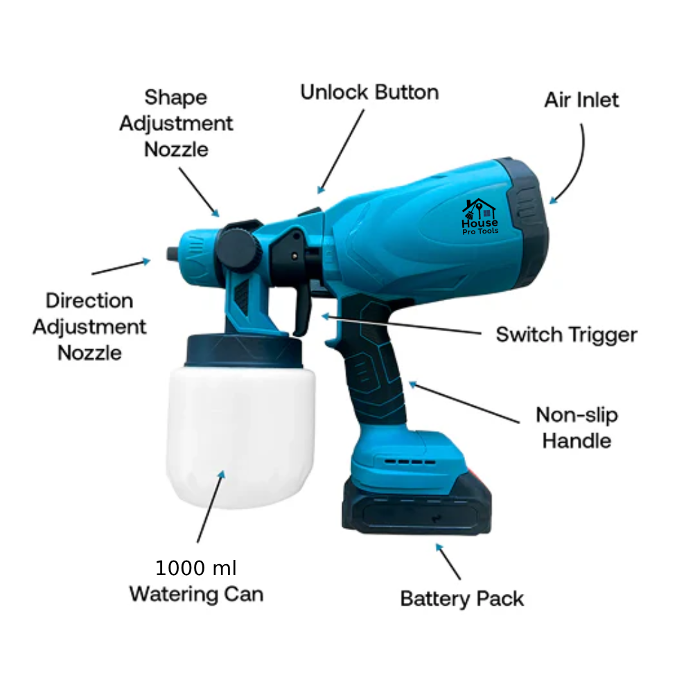 High-pressure Cordless Paint Sprayer