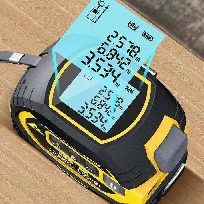 HouseProTools⢠Measurin Sight 3-In-1 Infrared Laser Tape Measuring