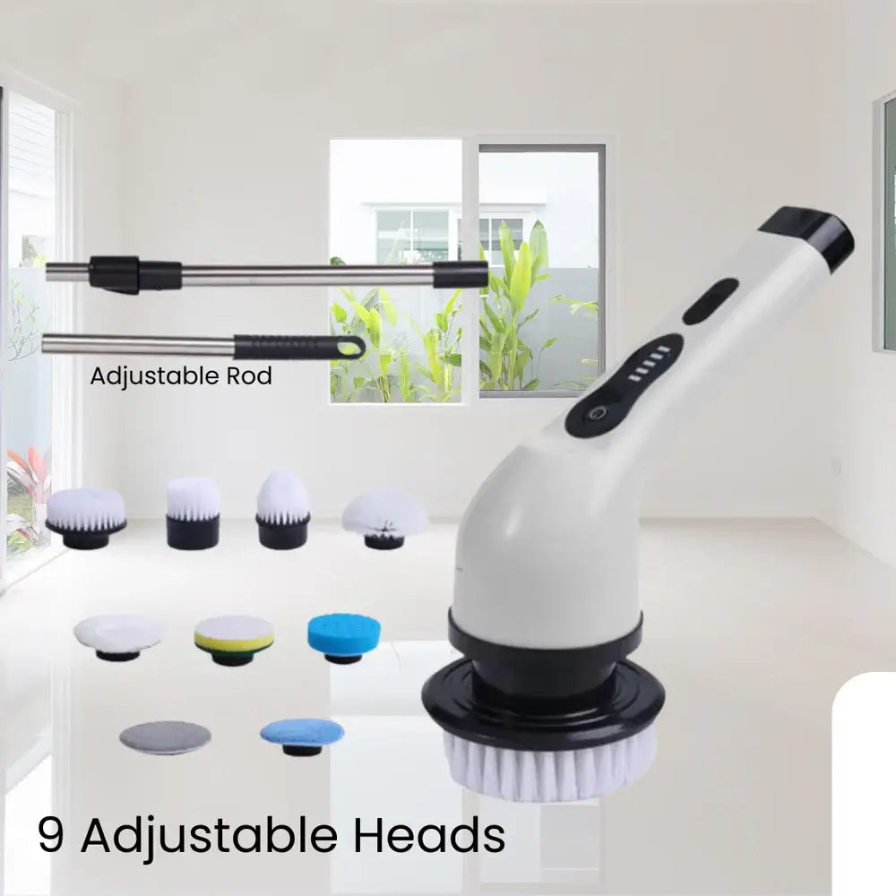 HouseProTools™ 9-in-1 Electric Cleaning Brush