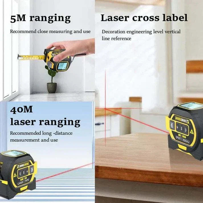 HouseProTools™ Measurin Sight 3-In-1 Infrared Laser Tape Measuring