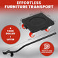 HouseProTools™ Heavy-Duty Furniture Movers – 4-Pack, 360° Wheels & Lifter